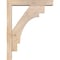 Ekena Millwork Merced Block Smooth Bracket w/ Offset Brace, Douglas Fir, 3 1/2"W x 14"D x 18"H BKT0402X14X18MRC05SDF - alternate 4